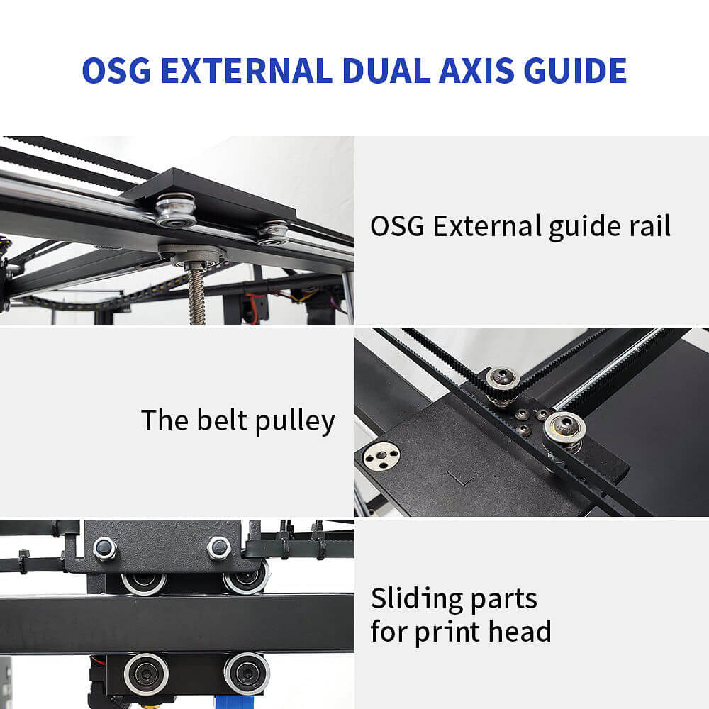Tronxy X5SA-400 Pro DIY 3D Printer Titan Exruder Quiet Drive Mainboard 3D Printing Tronxy 3D Printer Large Build Volume High Precision 3D Printer
