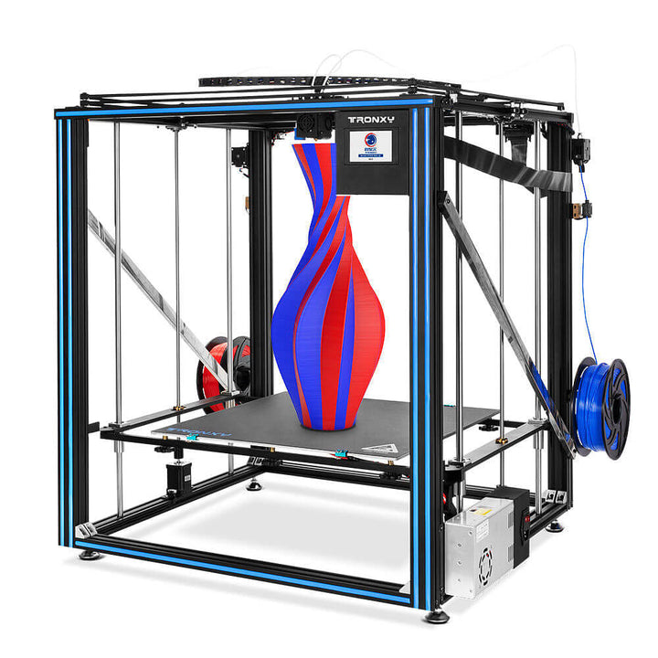 Tronxy X5SA-500 Dual Extruder 3D Printer Large Size 3D Printer DIY 3D Printer Kit 500x500x600mm Printer FDM Dual Color Printing Auto Leveling 3D Printer Tronxy 3D Printing
