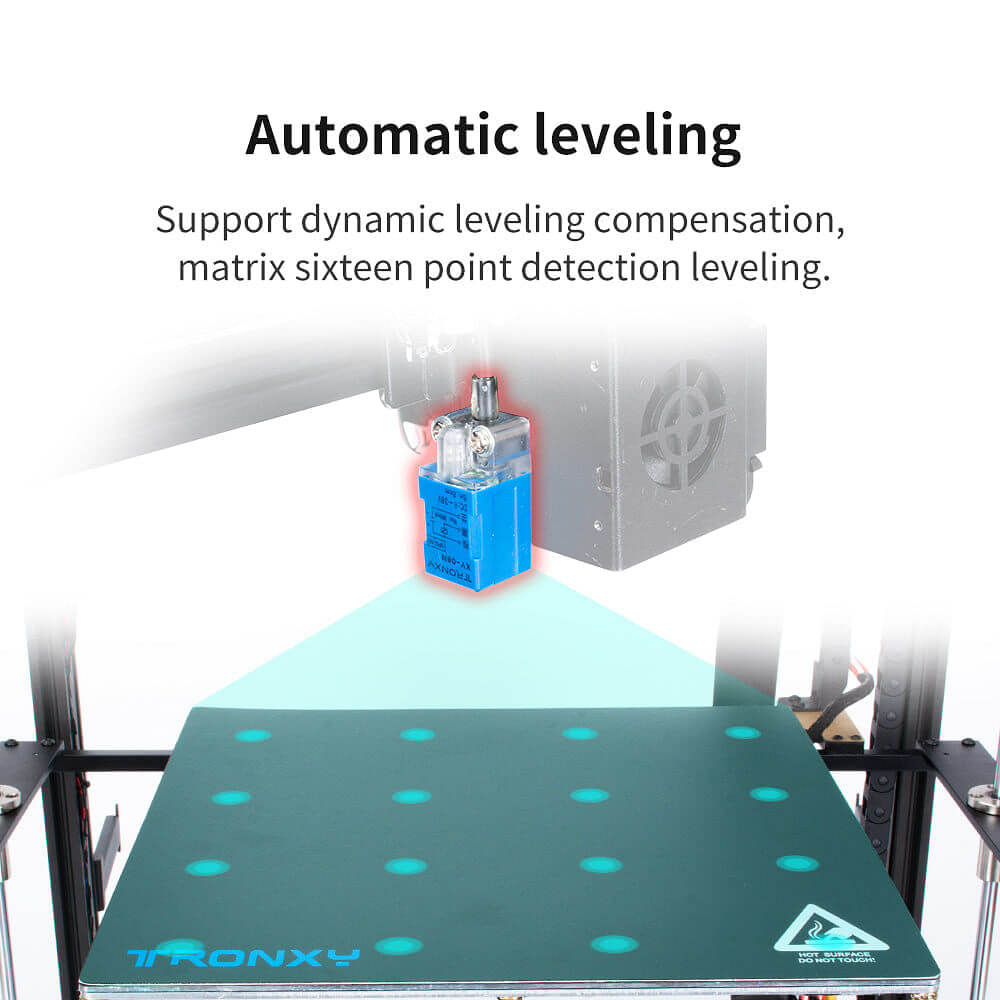 Tronxy X5SA-500 Dual Extruder 3D Printer Large Size 3D Printer DIY 3D Printer Kit 500x500x600mm Printer FDM Dual Color Printing Auto Leveling 3D Printer Tronxy 3D Printing