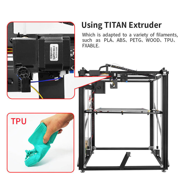 Tronxy X5SA-500 Pro Large 3D Printer DIY Kit 500x500x600mm Tronxy 3D Printer | Tronxy Large 3D Printer | Tronxy X5SA 500 Large Format 3D Printer