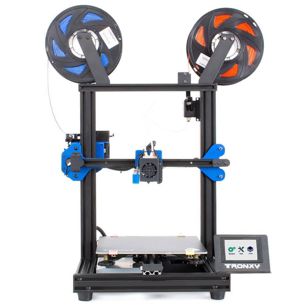 Tronxy XY-2 Pro 3D printer dual color printing DIY kit Titan extruder 255x255x245mm silent motherboard easy assembly