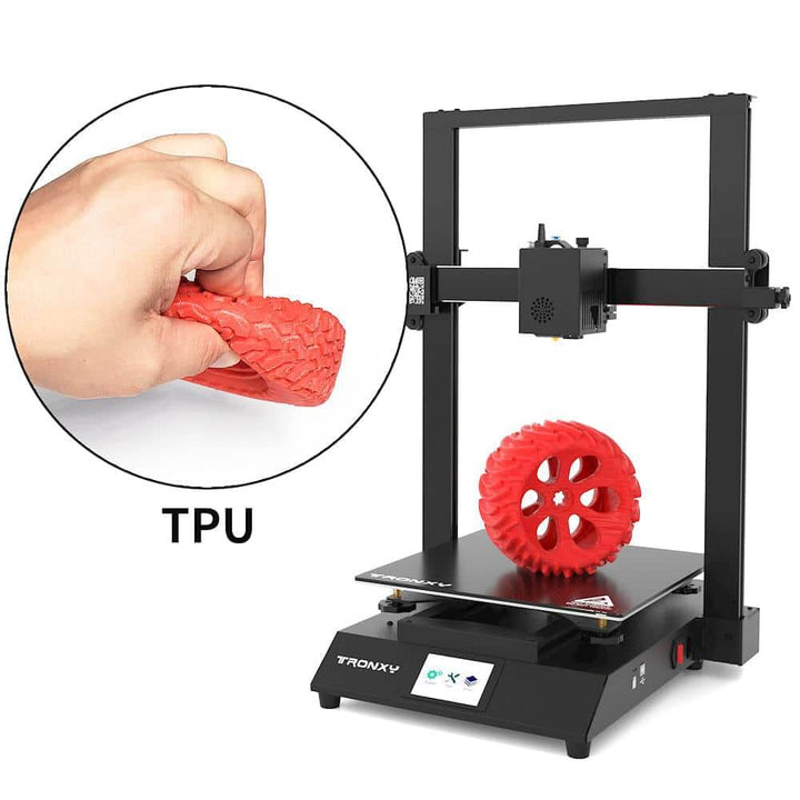 Tronxy XY-3 Pro V2 Direct Drive 3D Printer 3D Printer Extruder Kit DIY 3D Printer 300x300x400mm Flexible Filament 3D Printing Upgraded Dual-Drive Extruder Silent Mainboard 3D Printer